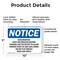 Signmission Dehumidifier Wait Two Minutes Before Turning, 10 in W x Rectangle, Plastic OS-2PACK-NS-P-710-L-10960 - alternate 7